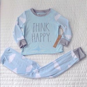 NWT! Rae Dunn “Think Happy” Pajamas